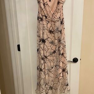 Banana Republic High Low Dress in Pink and Black